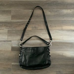 Coach Black Leather Crossbody Bag